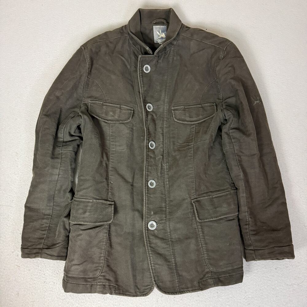 I. Spiewak & Sons Men's XL Olive Green Cotton Thinsulate Field Jacket Coat